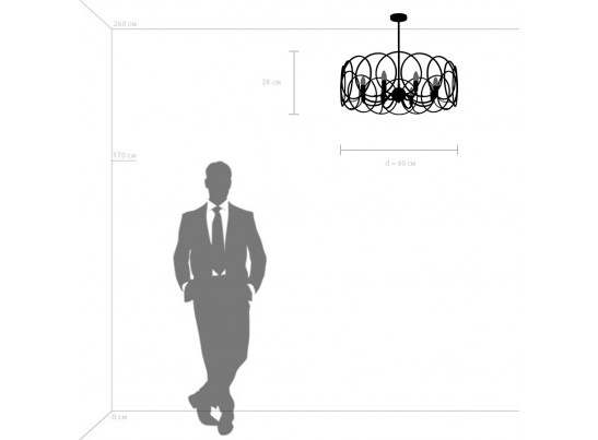 Люстра потолочная Regolo Lightstar Premium 713083 в Кургане