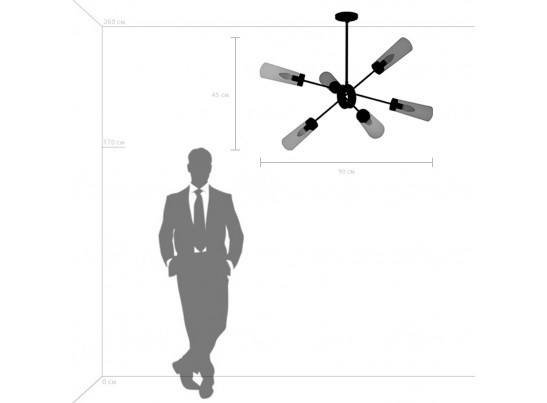 Люстра потолочная Crotone Lightstar 690063 в Кургане