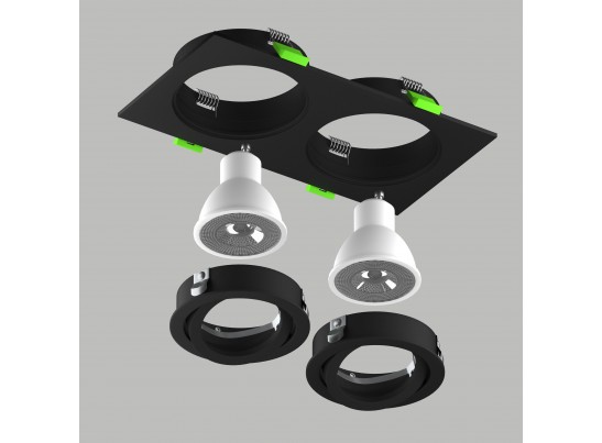 Светильник встраиваемый MR16/GU10 max 1x12Вт Singo Base Lightstar 011626 в Кургане