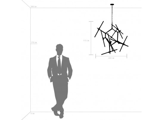Люстра подвесная Struttura Lightstar 742207 в Кургане