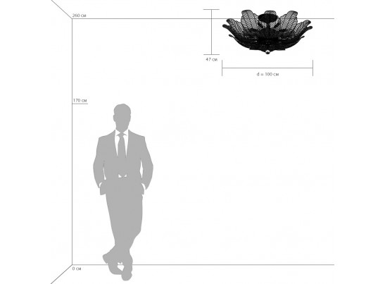 Люстра потолочная Riccio Osgona 705184 в Кургане