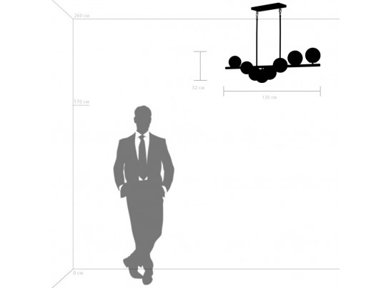 Люстра потолочная Croco Lightstar 815187 в Кургане