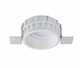 Комплект из светильника и рамки DOMINO ROUND MR16 БЕЛЫЙ