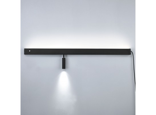 Светильник настенный 230В (2000мм) бэк-лайт 24В 10Вт+спот-лайт 24В 7Вт Fiume Spot Lightstar 810657 в Кургане