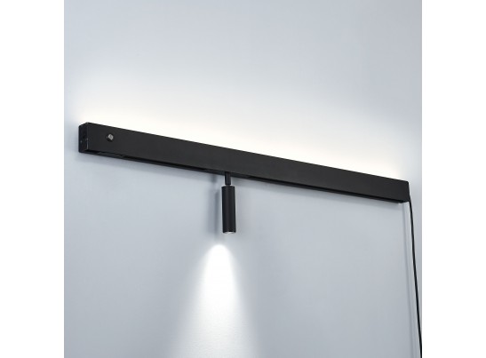 Светильник настенный 230В (2000мм) бэк-лайт 24В 10Вт+спот-лайт 24В 7Вт Fiume Spot Lightstar 810657 в Кургане