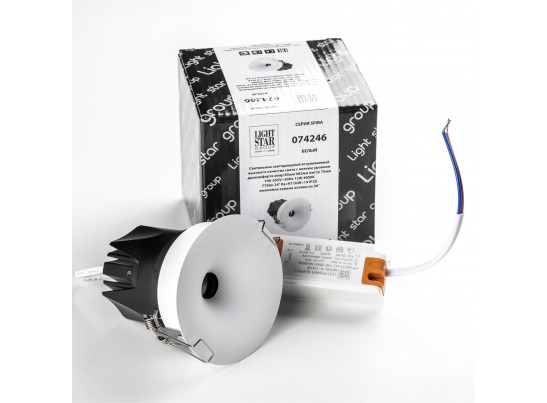 Светильник светодиодный встраиваемый высокого качества света с низким уровнем дискомфорта 074246 в Кургане