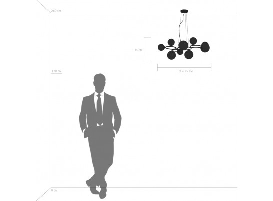 Люстра подвесная Globo Lightstar 815097 в Кургане
