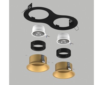 Комплект со светильником Domino Lightstar D6270303BMOD