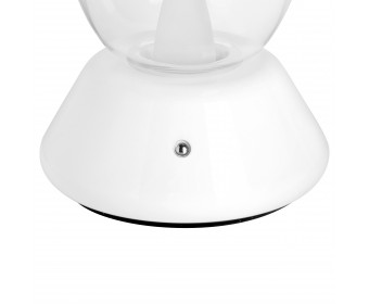 Настольная лампа диммируемая 10W 3000K прозрачный/белый Uovo III Lightstar 807906