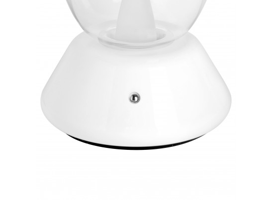 Настольная лампа диммируемая 10W 3000K прозрачный/белый Uovo III Lightstar 807906 в Кургане