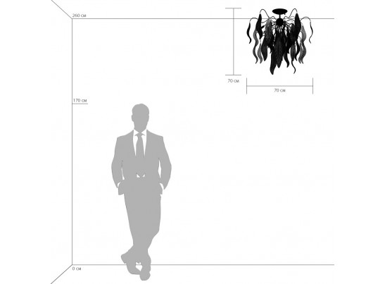 Люстра потолочная Vetro colore Lightstar 793125 в Кургане