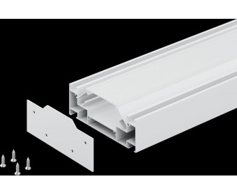 Профиль встраиваемый в натяжной потолок под LED ленту до 30мм либо под трек Barra (1упаковка=6шт) Barra Base Lightstar 502420-6AI