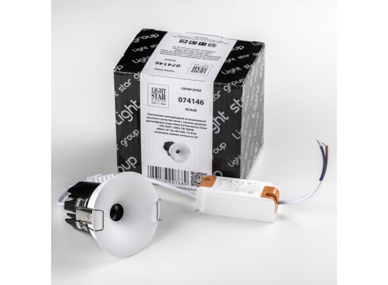 Светильник светодиодный встраиваемый высокого качества света с низким уровнем дискомфорта 074146 в Кургане