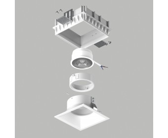 Комплект со светильником Domino Lightstar G214506WMOD