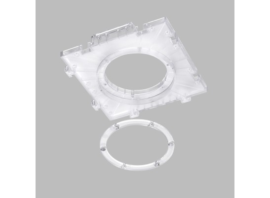 Рамка скрытого монтажа (суппорт д/натяжного потолка) д/встраиваемых светильников с наружным диаметром 80-90мм Anello Lightstar 012000 в Кургане