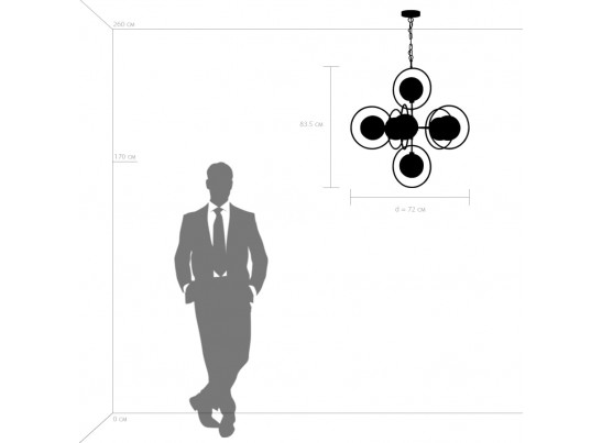 Люстра подвесная Alfa Lightstar 745077 в Кургане