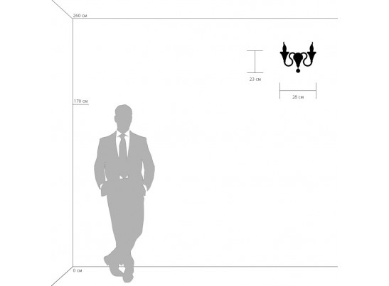 Бра Serpente Osgona 703624 в Кургане