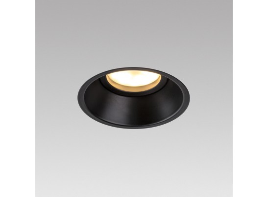 Комплект из светильника и рамки DOMINO ROUND MR16 ЧЁРНЫЙ в Кургане