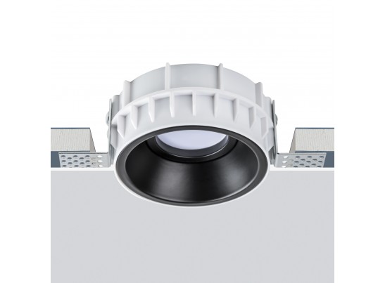 Комплект из светильника и рамки DOMINO ROUND MR16 ЧЁРНЫЙ в Кургане