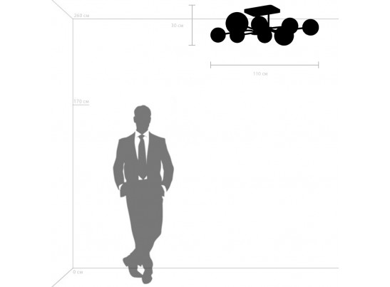 Люстра потолочная Croco Lightstar 815380 в Кургане