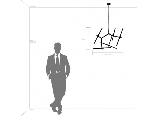 Люстра подвесная Struttura Lightstar 742106 в Кургане
