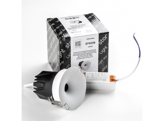 Светильник светодиодный встраиваемый высокого качества света с низким уровнем дискомфорта 074236 в Кургане