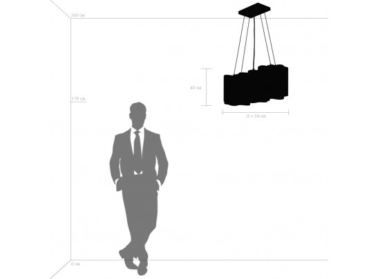Люстра подвесная Nubi Lightstar 802130 в Кургане