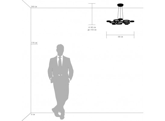 Люстра подвесная Unitario Lightstar 763010 в Кургане