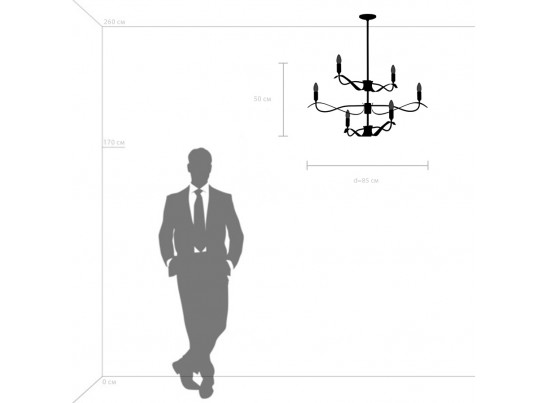Люстра потолочная Ragno Lightstar 733267 в Кургане
