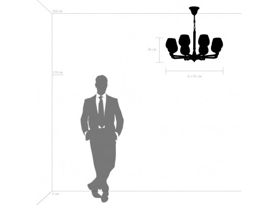 Люстра подвесная Delta Osgona 706082 в Кургане