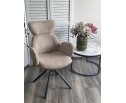 Стул VARDY 360 град.поворот. бежевый букле XD841-06 / Серый, ®DISAUR в Кургане