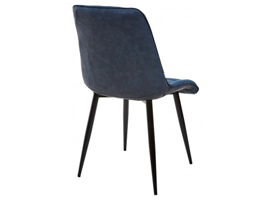 Стул CHIC TRF-06 полночный синий/ RU-03 синяя сталь/ черный каркас в Кургане