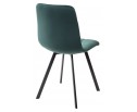 Стул CHILLI SQUARE BLUVEL-78 GREEN, велюр / черный каркас, в Кургане