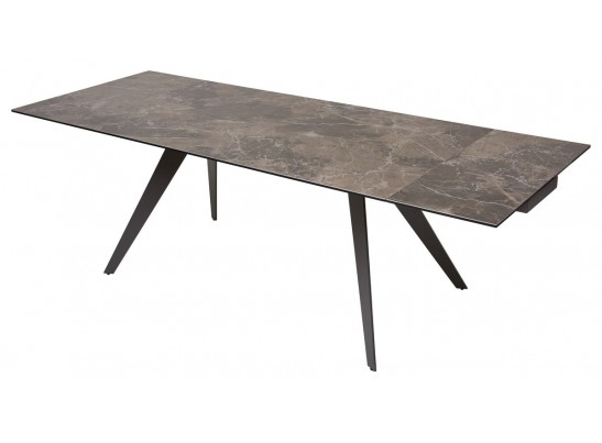 Стол ACERRA 160 KL-19 СЕРО-КОРИЧНЕВЫЙ КАМЕНЬ, итальянская керамика / Grey 1 в Кургане