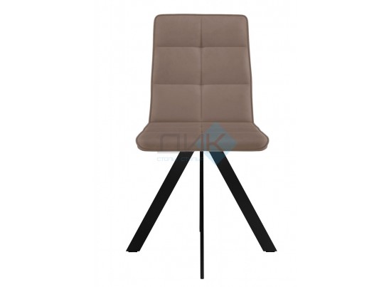 Стул BRONX, 360 град. поворот. B5 Капучино, велюр / черный каркас, в Кургане