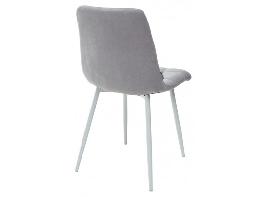 Стул CHILLI UF860-02B серо-голубой, ткань/ белый каркас в Кургане