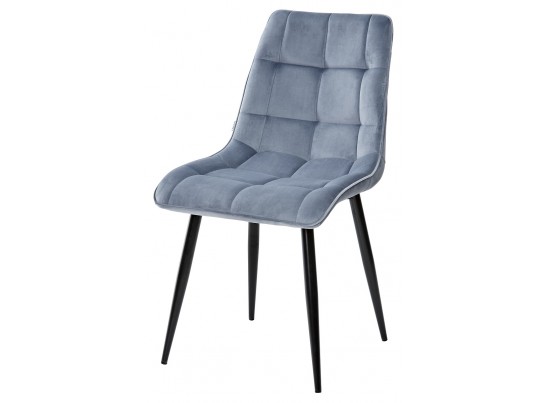 Стул CHIC BLUVEL-06 BLUE / черный каркас в Кургане