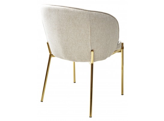 Стул DIANA TRF-11 светло-бежевый / золотой каркас в Кургане