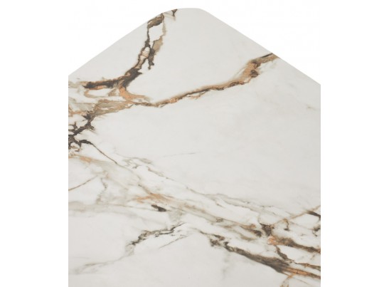 Стол BIRGER 200 KL-188 Контрастный мрамор, итальянская керамика, ®DISAUR в Кургане