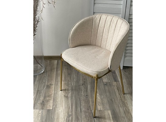 Стул DIANA TRF-11 светло-бежевый / золотой каркас в Кургане