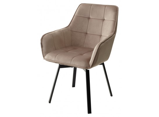 Стул MAVERICK 360 град. поворот. BLUVEL-40 BEIGE/ черный каркас, в Кургане
