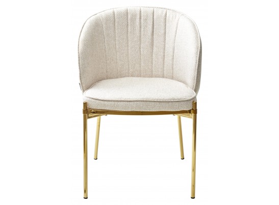 Стул DIANA TRF-11 светло-бежевый / золотой каркас в Кургане