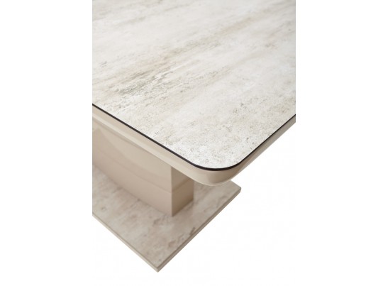 Стол ALTA 120 BEIGE/ CAPPUCINO глазурованное стекло в Кургане