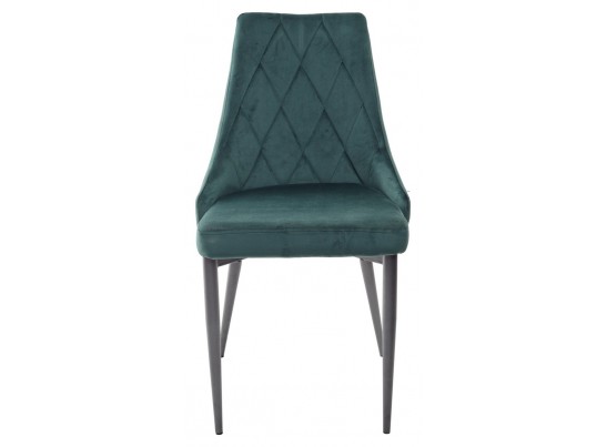 Стул NEPAL BLUVEL-78 GREEN/ серый каркас, велюр M-City в Кургане