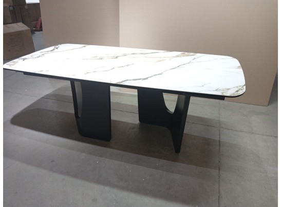 Стол BIRGER 200 KL-188 Контрастный мрамор, итальянская керамика, ®DISAUR в Кургане