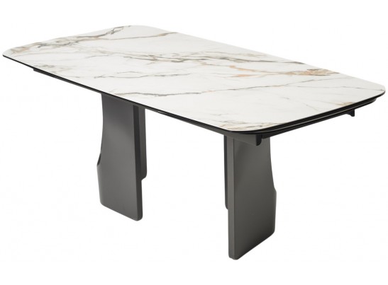 Стол BIRGER 200 KL-188 Контрастный мрамор, итальянская керамика, ®DISAUR в Кургане