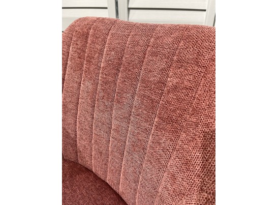 Стул BRANDY WZ2042-11 брусничный фактурный велюр/ черный каркас в Кургане