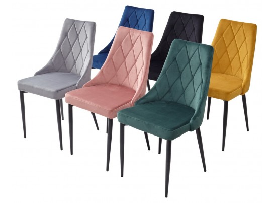 Стул NEPAL BLUVEL-78 GREEN/ серый каркас, велюр M-City в Кургане