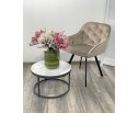 Стул GALE 360 град. поворот. BLUVEL-40 BEIGE, велюр/ черный каркас, в Кургане