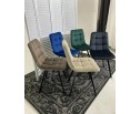 Стул CHILLI SQUARE BLUVEL-78 GREEN, велюр / черный каркас, в Кургане